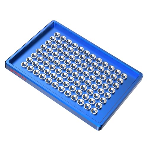 4E's USA Magnetischer 96 Tiefbrunnen-Plattenabscheider - Magnetabscheider zur Reinigung von DNA, RNA für 96 Tiefbrunnenplatte - Modell MRK100196