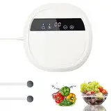Ozongenerator für Wasser und Luft, Ozonizer Negativ-Ionen Luftreiniger, Haushalt Ozonreiniger Reinigen Sie Obst Gemüse und Fleisch, Geruch entfernen, für Haus und Auto mit 12V Autoadapter