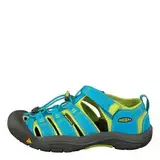 Keen Unisex-Kinder Newport H2 Trekking-& Wandersandalen,Türkis (Hawaiian Blue/Green Glow),24 EU