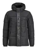 JACK & JONES Jungen, Jcospeed Puffer Sn Jnr Jacke, Schwarz, 164