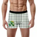 WKAYsIV Weihnachtsshorts Herren Gesäßpolster Hebeunterwäsche Hebewerkzeug Gesäßformung Shorts Set (Clear, XXXL)