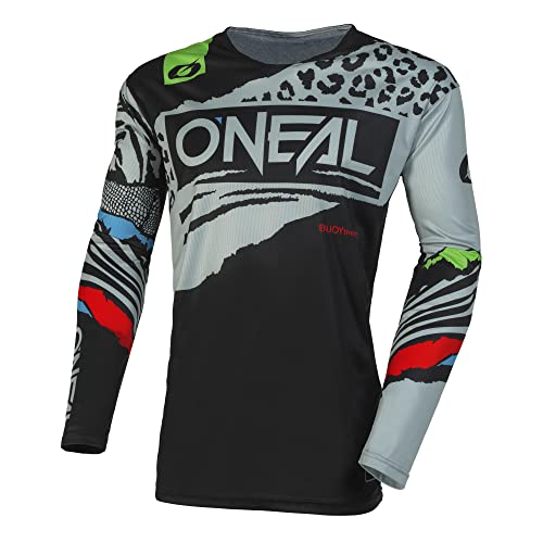 O'NEAL Unisex Mayhem Youth Jersey Motocross Kinder, Schwarz/Grau, 4-5 Jahre