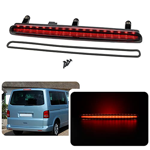 njssjd 1 x dritte Bremsleuchte mit Rauchglas, hohe Halterung, Bremslicht für VW T5 Transporter Multivan Caravelle Heckklappe High Level 3. Bremslicht