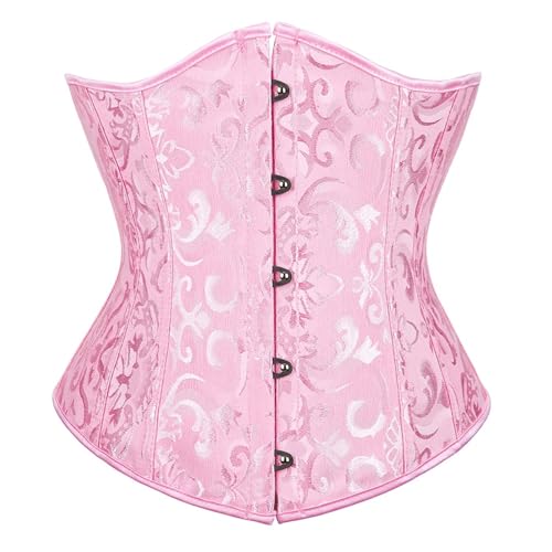 Cosplay Teufel Kostüm Damen Weißes Korsett Corset Top Damen Body Damen Corset Kostüm Damen Gothic Kleidung Damen Schwarzes Korsett Corsett Bustier Damen Piratenkostüm Damen Korsage Damen