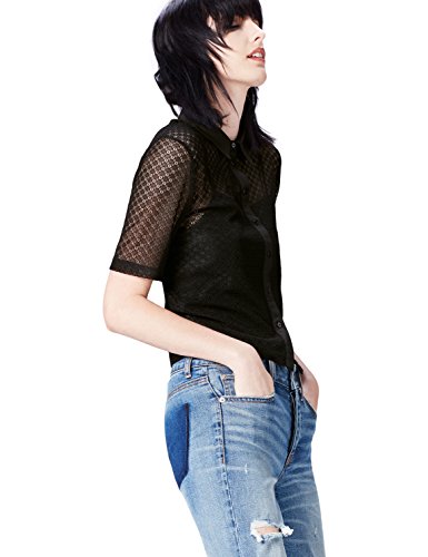 find. DYG-80 tops damen party, Schwarz (Black), 38 (Herstellergröße: Medium)