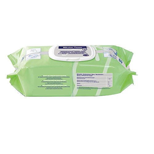 Mikrobac Tissues, Flow Pack mit 80 Tüchern