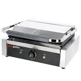 GGM Gastro | KGKB200 | Kontaktgrill - 2,8 kW - oben & unten Gerillt - Grillfläche: 340x230mm