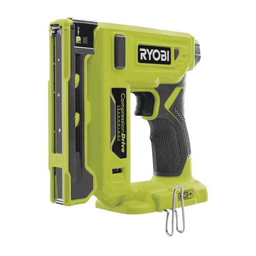 Ryobi ONE+ Akku-Kompressionsantrieb, 18 V, 0,95 cm (3/8 Zoll), Kronen-Heftgerät (nur Werkzeug) P317