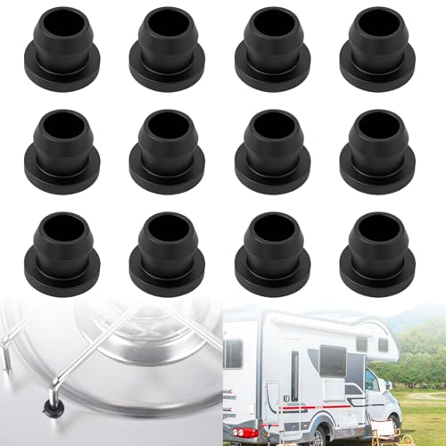 Bzzerumy Gummitüllen Set - 12 Stück Topfträgergummis - Wohnmobil Zubehör - Gummistopfen für Dometic, Smev und Thetford - Wohnmobilzubehör für FIAT Ducato und Pössl