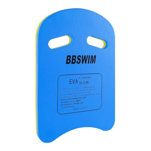 Kinder Schwimmbrett, Schwimmbrett Kickboard für Kinder und Erwachsene, Trainingsausrüstung PE Schaumstoff Schwimm Board mit Griffen, Cartoon Muster Schwimmbrettfür Schwimmübungen & Training (Blau)