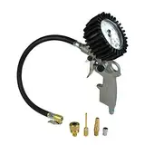 DF DF11046 Reifenfüller geeicht: Reifenfüllgerät, Momentstecker, 4er Adapter-Set