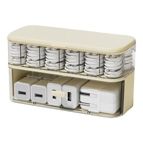 Mehrere Kabel Organisatoren Box 10 Fächer Staubdes Design Zubehör Für Aufräumarbeiten Zu Hause Und Büros Platz Sparen Büroschreiber Organisatoren