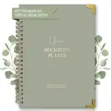 BIROYAL Hochzeitsplaner Deutsch für den großen Tag, 160 Seiten Wedding Planner mit Terminplan, Checklisten, Zeitplan und Tipps, Hochzeit Buch mit Kalender, Tolles Geschenk zur Verlobung - DIN A4