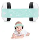 zeroto Baby Ear Defenders und Protektoren, Ohrenschützer für Kinder mit weichem, verstellbarem Kissen für Kinder von 3 Monaten bis 2 Jahren 25dB NNR, grün