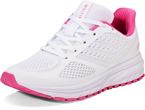 WHITIN Tennisschuhe Turnschuhe Frauen Athletic Sneakers Laufschuhe Leichte Schuhe Joggingschuhe Hallenschuhe Trainingsschuhe Rosa Größe 41