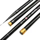 EATAN Carbon 8m 9m 10m 11m 12m 13m Power Hand Pole Angelrute Ultra Hard Super Light Teleskopstange Stick Ersatzspitze 06.05 (Size : 13m)…