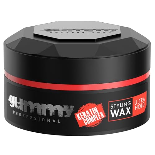 Gummy Ultra Hold Hair Styling Wax | Haarstyling-Wachs | Ultra Hold Haarwachs | Ultra Halt Wachs | Glänzender Effekt Wax | 150ml (1 Stück)