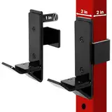 Yes4All UHFC 2"x2" Befestigung Power Rack Aufsatz, 2"x2" J-Hooks