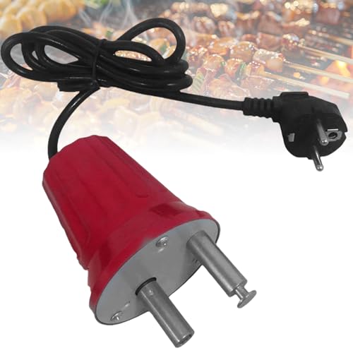 GOMETY Grillmotor, Elektromotor Grill Barbecue Motor ABS DC 220V-240V Outdoor BBQ Drehmotor für Braten Rotisserie Grill Spieß Rotator Elektrischer Grillgeräte im zypriotischen Grillzubehör FD801B