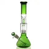 Grün bong glas bong,kopf 14.5 schliff 34cm 500g Percolator bong siebe tabakpfeife wasserpfeife