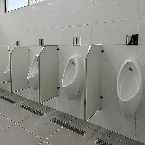 WYHBXD Urinal-Trennwand, an der Wand montierte Urinal-Trennwand-Toilettentrennwand, Männer-Urinal-Trennwand-Trennwand, für Schulen/Kindergärten/öffentliche Orte Urinal-Trennwand-Trennwand (Color : 1