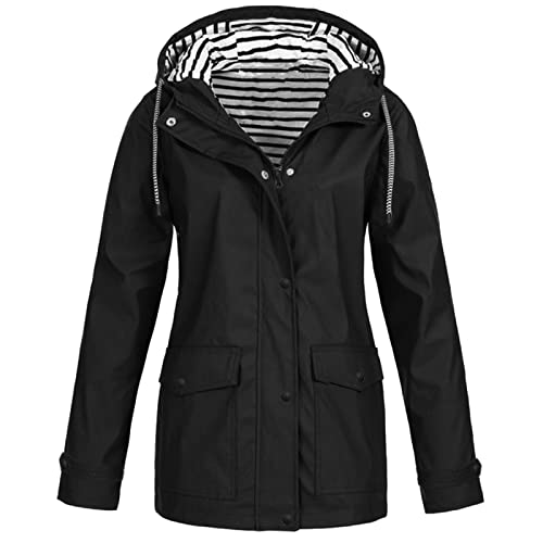 Regenjacke Damen,Regenjacke Damen Wasserdicht Atmungsaktiv Windjacke Damen Regenmantel Damen Wasserdicht Regenponcho Damen Wasserdicht Regenponcho Damen Regenmantel Damen