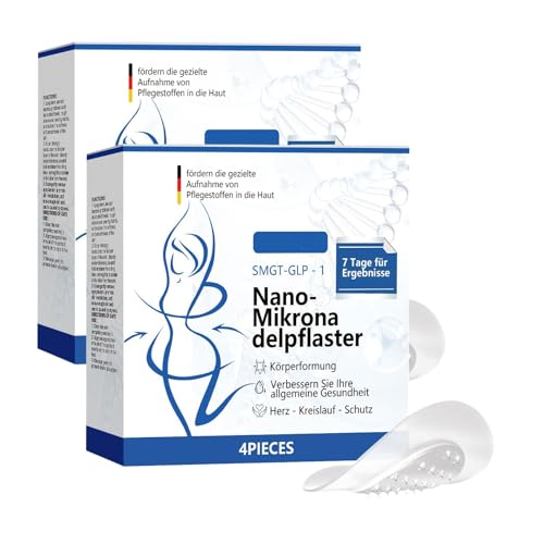 Nano-Mikronadel-Pflaster, Natürliches Mikronadel Pflaster, Nano-Mikronadelpflaster, Mikronadel GLP-1 Pflaster, Lang Anhaltende Mikronadelpflaster fördert die Körperkontur für Männer und Frauen