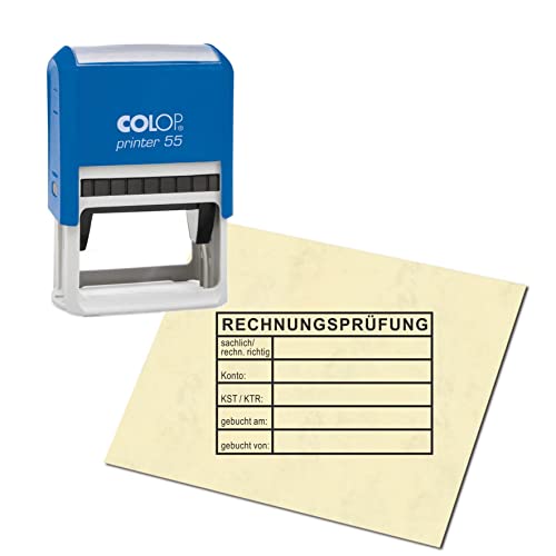 Stempel Kontierungsstempel - Rechnungsprüfung - Buchhaltung Rechnung Posteingangsstempel Eingangsstempel bezahlt Datum gebucht Sachlich Richtig