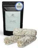 Weißer Salbei Räuchern, 3 Stück Räucherbündel, Weisser Salbei Räuchern, Sage Smudge Stick, White Sage, Salbei Getrocknet, Weißer Salbei Zum Räuchern