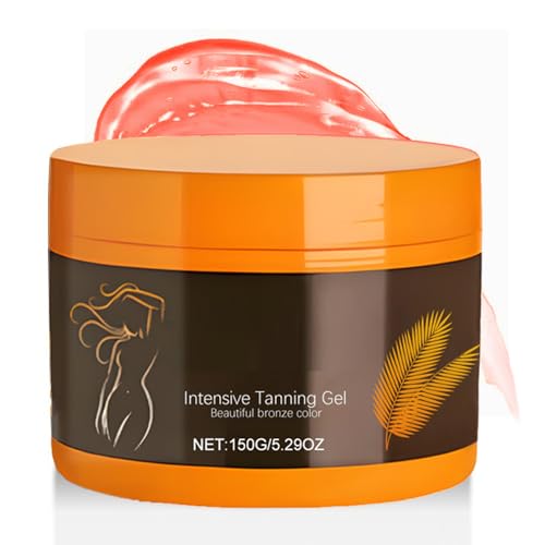 Intensive Tanning Gel, Karotten-Bräunungsgel, Luxus Intensiv Bräunungsgel, Shine Brown Bräunungscreme, Bräunungsbeschleuniger, Schnell Bräune Sonnencreme - Natürliche Bronze 150g