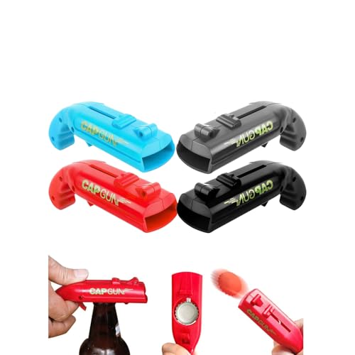 Cap Gun Flaschenöffner Pistole - Bieröffner Tool für Bar Partys. Lustige Capgun Geschenke für Männer: Geburtstag Weihnachten Flaschenöffner Gadgets. Bier Geschenke, Flaschenöffner Lustig mit Cap Gun