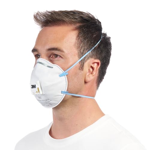 3M Maske für Hand- und Maschinenschleifen 8822, FFP2, mit Ventil, 10 pro Packung