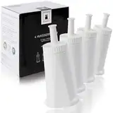 mioCASTELLO ® 4x Wasserfilter für Sage/Breville - ersetzt SES008 BES008 für SAGE SES990 SES876 SES878 SES980 SES880 SES920 SES810 oder Breville BES990 BES980 BES878...