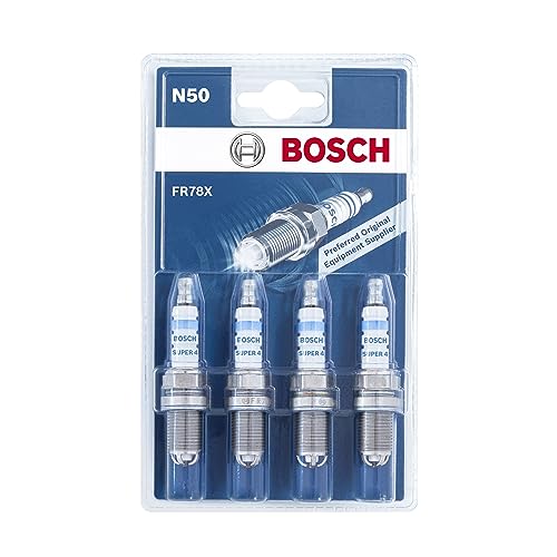 Bosch Automotive FR78X (N50) - Zündkerzen Super 4 - 4er Set, 0 242 232 802