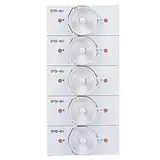 20PCS SMD Lampe Beads 6V Weißlichtfarbe Allgemein Verwenden Sie SMD Lampen Perlen mit Glasfaserplatte und Optischem Linsenfilter für Die Reparatur von LED Fernsehern