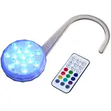 Miweba MSpa Poolbeleuchtung Unterwasser | RGB LED Licht mit Fernbedienung | 16 Farben 4 Modi | IP68 wasserdicht | Whirlpool Zubehör | Pool Licht | Teichbeleuchtung | Poollicht | Badewannenlicht (LED)