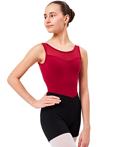 tanzmuster ® Balletthose Mädchen kurz - Abby - aus weichem Baumwollstoff Kurze Hose fürs Kinder Ballett in schwarz, Größe:128/134