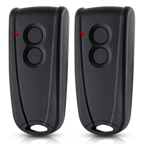 pepape 2 Stück Garagenöffner-Fernbedienung für EcoStar RSC2-433 RSE2-433, Tor Handsender für Hormann EcoStar Liftronic 500/700/800 für Portronic D2500/D5000/S4000