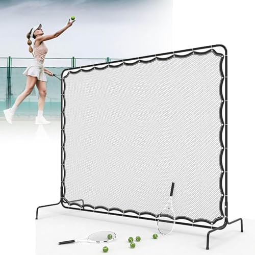 Dtyubfg Tenniswand Garten - EIN Verstellbarer Tennis Rebounder - das perfekte Tennis Reaktionsnetz für Tennis Training -210 * 100cm