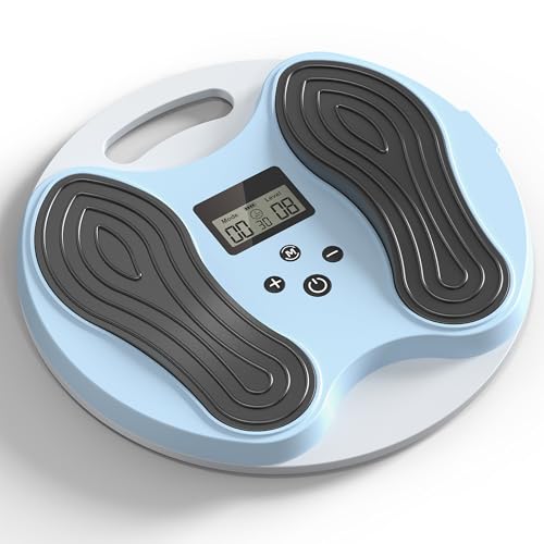 Wiederaufladbar Durchblutungs-Stimulator Durchblutung Maschine Tragbares TENS&EMS Fußmassagegerät für Neuropathie Entspannung und Schmerzlinderung mit 4 Gel-Pads