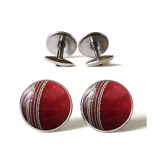 Cricket-Geschenke, Cricket-Spieler-Geschenk, Cricket-Themen-Geschenk, Sport-Manschettenknöpfe, Geschenk für Cricket-Fan, Cricket-Manschettenknöpfe …