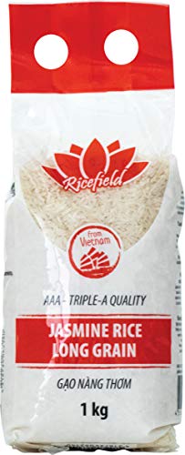 RICEFIELD Jasminreis 100%, Langkorn, 1 kg