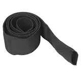 Yuecoom Seilschutzhülle, Windenseilschutzhülle Polyester Schwarz Universal für 5cm (1.97in) breite Kabelleitung(2M)