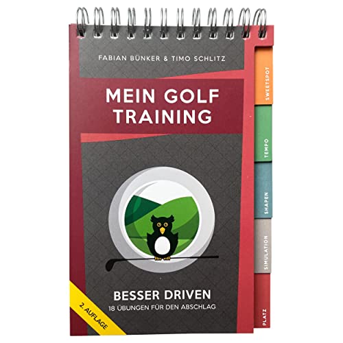 Mein Golf Training: Besser Driven - 18 Übungen für den Abschlag | Booklet für das Golf-Bag