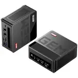AOOSTAR GEM12 Max Mini PC, Schwarz AMD R9 6900HX(8C/16T), Mini-Gaming PC 32GB DDR5-RAM 1T NVMe PCIe4.0 SSD, Mini-Desktop-Computer 4K@144Hz 4-Display/OCULINK/DP1.4/2x USB4.0/2x 2.5G RJ45/WiFi6