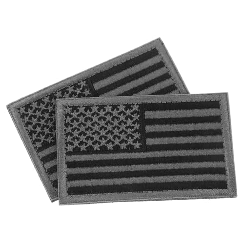 ULTNICE Flag Patches taktische USA Flagge Patch selbstklebende US militärische einheitliche Emblem Patches Pack 2