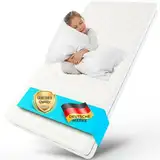 ALAVYA HOME® Kindermatratze 90x200 mit waschbarem Baumwolle Bezug I ÖkoTex Zertifiziert Nachhaltig auf Schadstoffe geprüft Kaltschaum Matratze 90x200 für Bodenbett Hausbett mit 12cm hoch I Made in EU