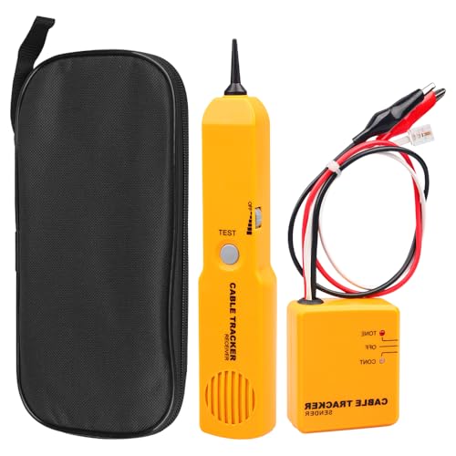 PLLYPE Cable Tracker, Kabelfinder Kabeltester Leitungssucher, Kabelbruch Suchgerät Mähroboter, Leitungssuchgerät, Identifizieren Sie Leitungen und testen Sie den Durchgang von RJ11-Telefonleitungen