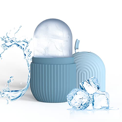 Joyeee Ice Roller, Facial Eisroller Augeneismassage Gesichtsbehandlung Schönheit Hautpflege Eiskompresse Schrumpft Poren, Anti-Falten, reduziert Schwellungen, verbessert die Hautelastizität, hellblau