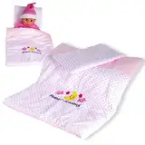 Smart-Planet Baby Rose Puppen Decke und Kissen-1 Set für Kinder zum Spielen Baby Puppe 33x18cm